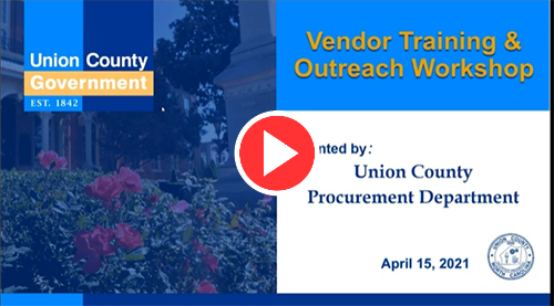 Vendor Training and Outreach Workshop slideshow
